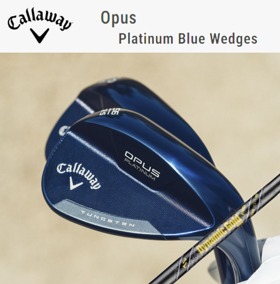 ★☆キャロウエイ US仕様 “ Opus Platinum Blue Wedge ” 58S/10 × DG Mid115 Gun(Wedge) 新品☆★拍卖