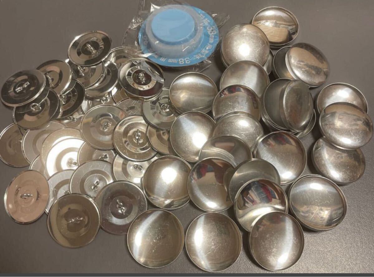 くるみボタン 製作キット 38mm ハンドメイド ヘアゴム ブローチ 拍卖