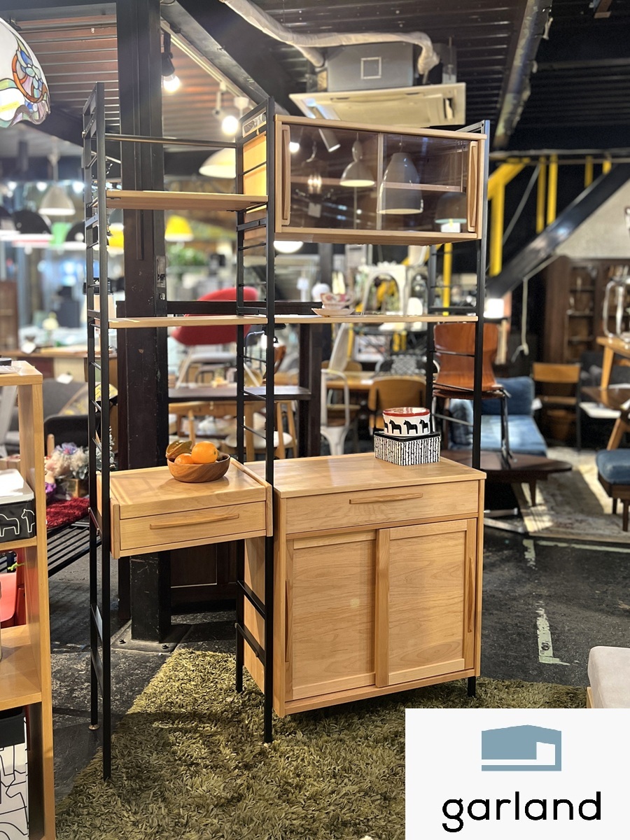 MOMONATURAL モモナチュラル UNIT BOARD ユニットボード アルダー材 飾り棚 オープンラック 食器棚 収納棚 木製 北欧 ヴィンテージテイスト拍卖