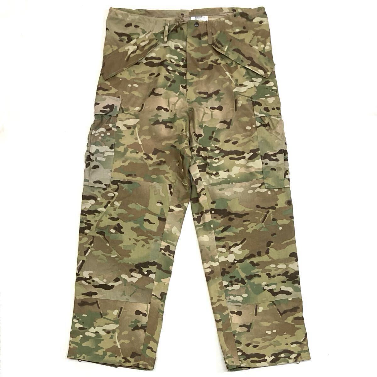 【US Military】APEC マルチカム GORE-TEX オーバーパンツ size MEDIUM-REGULAR 洗濯済み/米軍実物 ARMY アーミー ゴアテックス ECWCS M-R拍卖
