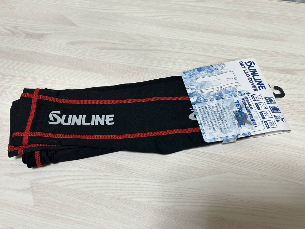 B ■■ 新品 サンライン レッグカバー【サイズL】ブラック SUW-22601 紫外線&日焼け対策 DRY LEG COVER SUNLINE ■■ Z10.08拍卖
