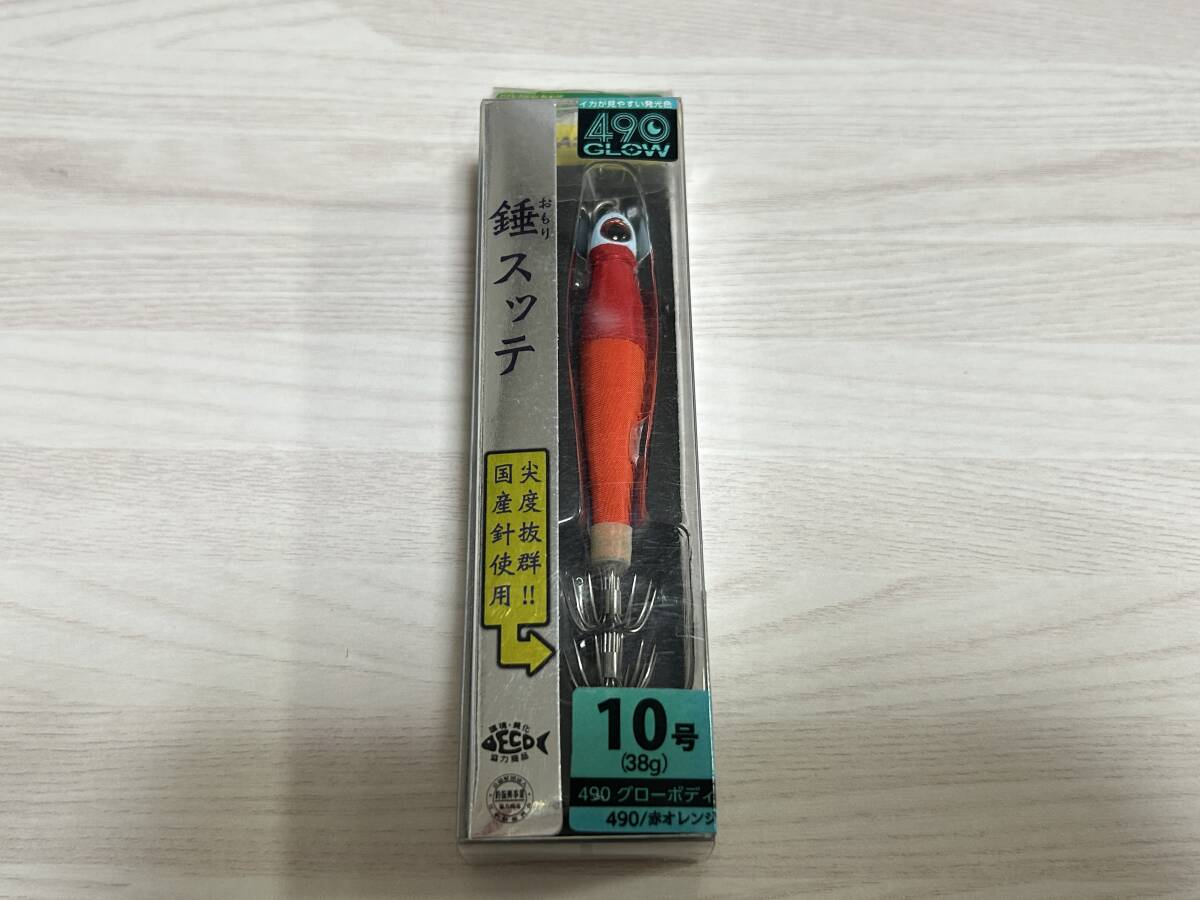 a ■■ 新品 ヤマシタ 錘スッテ 10号 (38g) 1個【赤オレンジ】グローボディ YAMASHITA ■■ I5.08拍卖