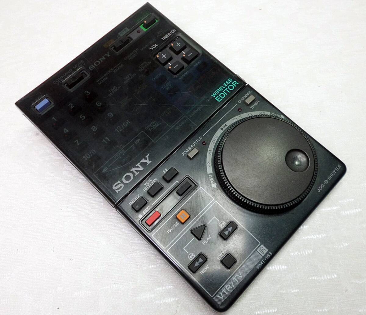 ★即決! SONY ソニー 純正リモコン RMT-163 ( EDベータ ベータビデオデッキ BETA β EDV-9000 ) ★正常動作品★拍卖