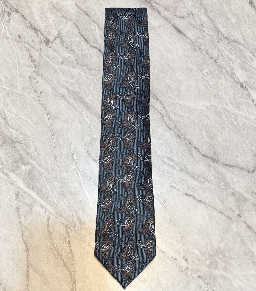 ビームスエフ ハンドメイド スモール&ビッグペイズリー シルク ネクタイ 日本製拍卖