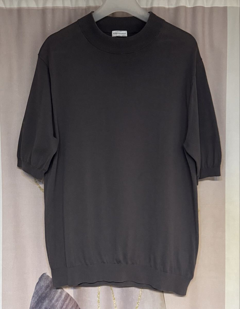 STRASBURGO ストラスブルゴ モックネック ニットTシャツ トープ拍卖