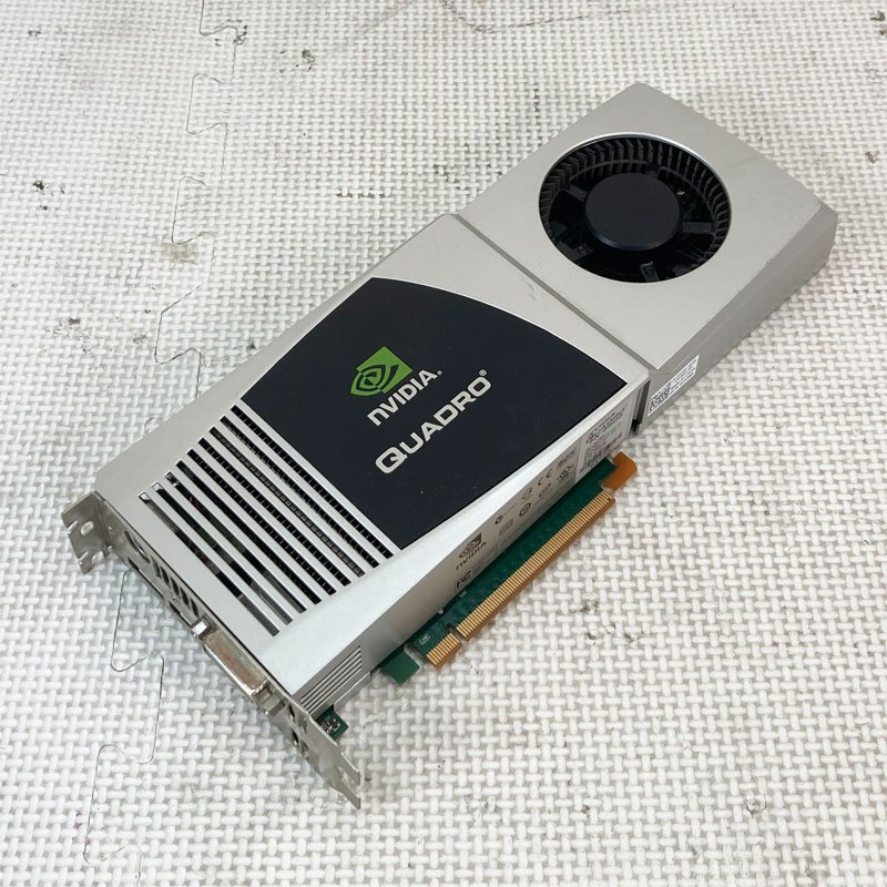 中古グラフィックカード 動作確認済 WinXP~Win10 LINUX ★ NVIDIA Quadro FX 4800 GDDR3 1536GB 384bit DVI/DisplayPort/VIDEO #4647-K拍卖