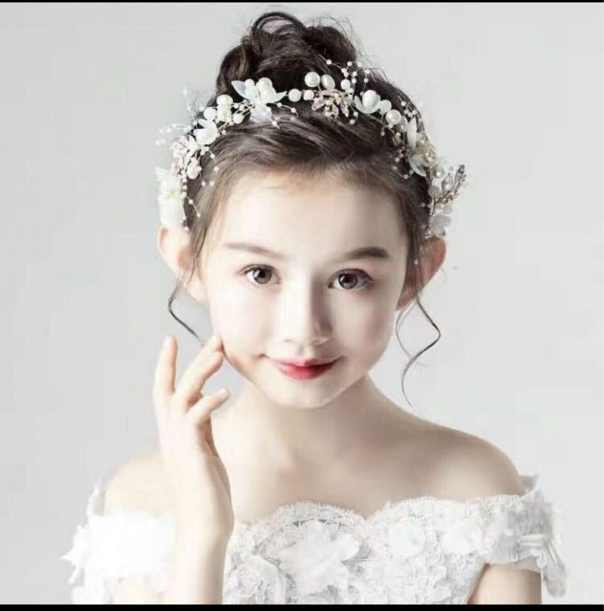 ヘアアクセサリー 子供髪飾り カチューシャ 撮影道具 女の子 飾り 髪飾り拍卖