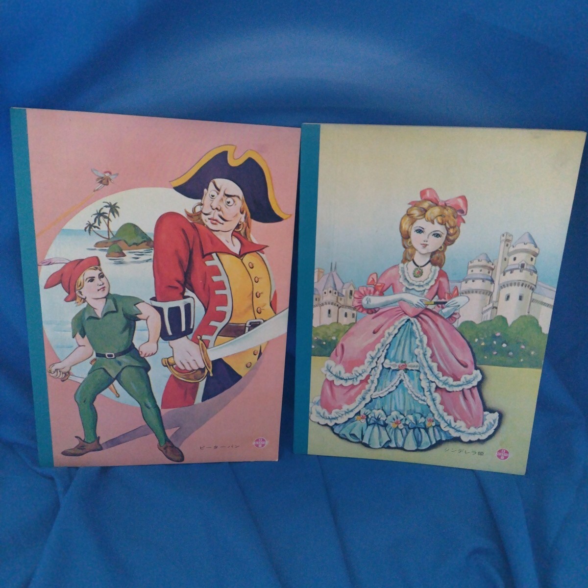 昭和レトロ 未使用品 ピーターパン シンデレラ姫 日本ノート株式会社 2冊拍卖