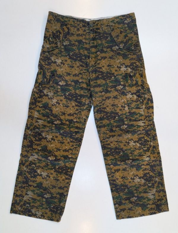 H7856 US.ARMY ユーエスアーミー 米軍 BDU ファティーグ ミリタリー カーゴパンツ 85年製 80s デジタルカモ デジカモ S拍卖