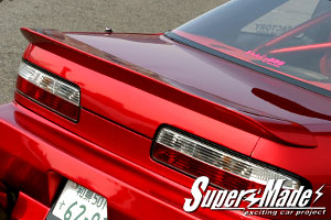 ★☆スーパーメイド☆インスタントジェントルマン リアスポイラー ウィング S13シルビア用☆FRP製★拍卖
