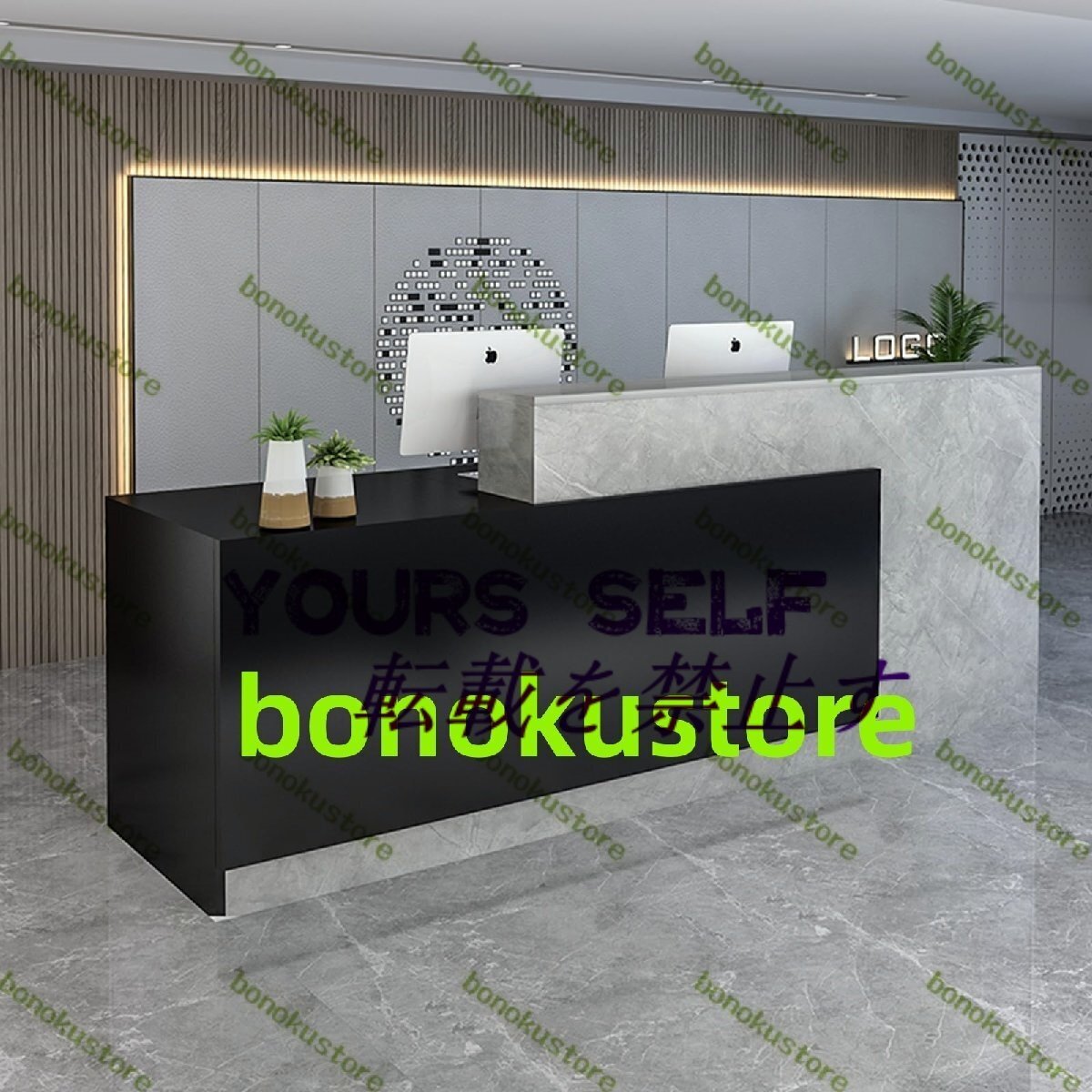 レジカウンター カウンターテーブル 受付カウンターレジ係カウンター木製スモールフロントデスク(引出し2段)160x60x100cm拍卖