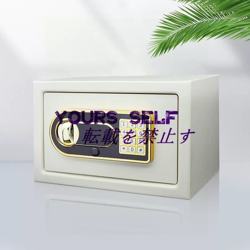 金庫 家庭用 小型 業務用 耐火耐水 a4ファイル対応 テンキー式 電子金庫 盗難防止 デジタルキーボード 緊急キーでロック解除拍卖