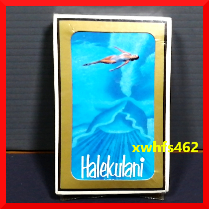 新品即決 ハレクラニホテル Playing Cards トランプ halekulani 米国 ハワイ アンティーク ヴィンテージ レトロ パズル カードゲーム 111拍卖