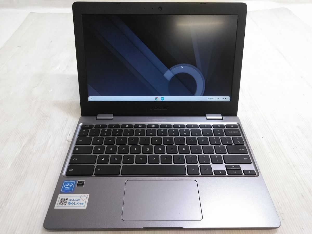 ◇ASUS Chromebook クロームブック C223NA-ENG Celeron N3350 1.10GHz 11.6型 メモリ4GB 英語キーボード ノートパソコン 0828-7A @60◇拍卖