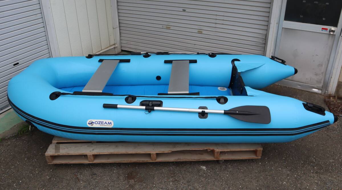 SIRASAGI SpainOZEAM社 EX330AD 横揺れに強いフラット船底構造 BIG 3,300mm 4名定員 インフレータブルパワーボート拍卖