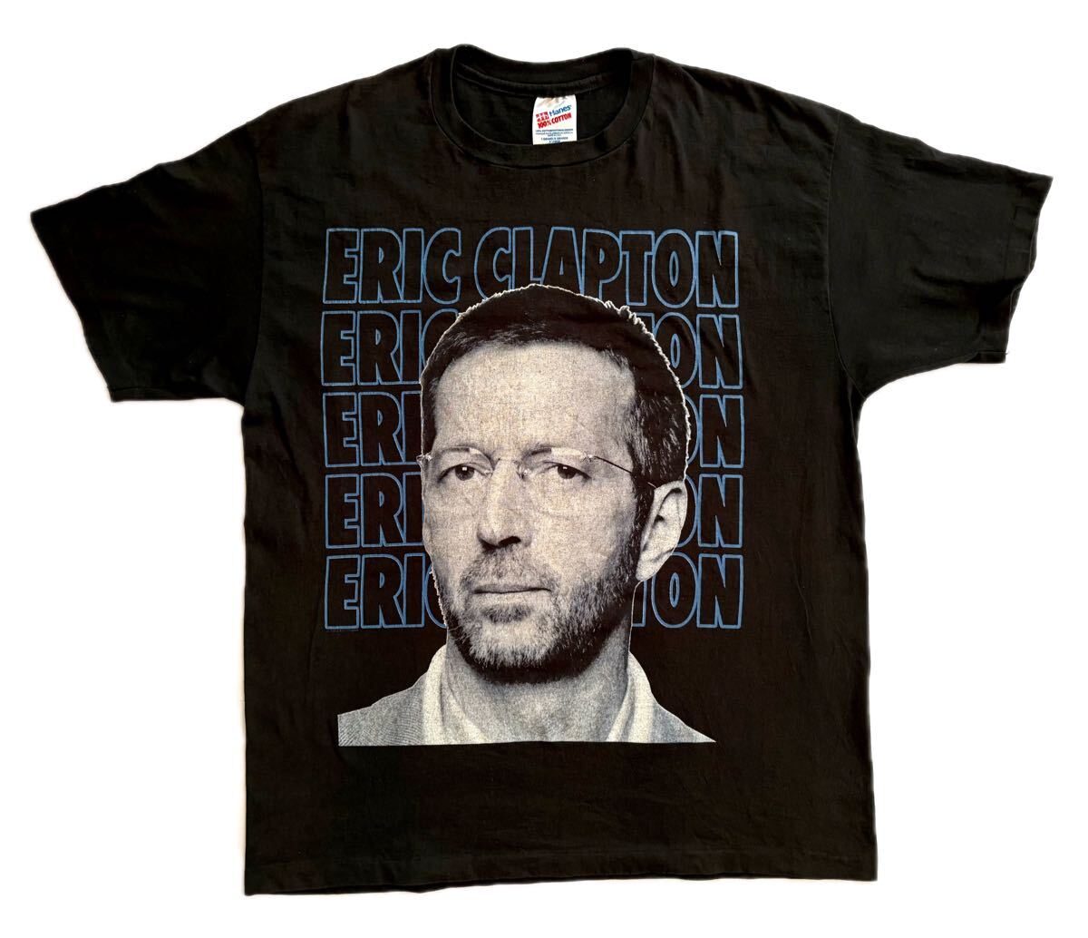 希少 美品 90's USA製 ERIC CLAPTON Tシャツ XL 古着 ヴィンテージ アメリカ製 90s ロック バンド ビンテージ 半袖 エリッククラプトン拍卖