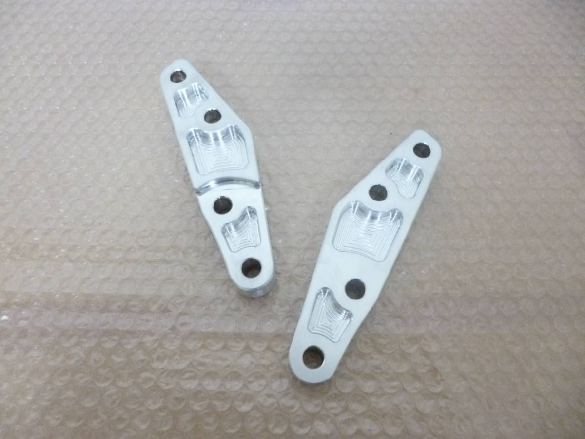 XJR1200 オーリンズ正立フォーク ブレンボ40mmピッチ ローター320φ フロントキャリパーサポート左右 ポリッシュ 新品 XJR1300拍卖