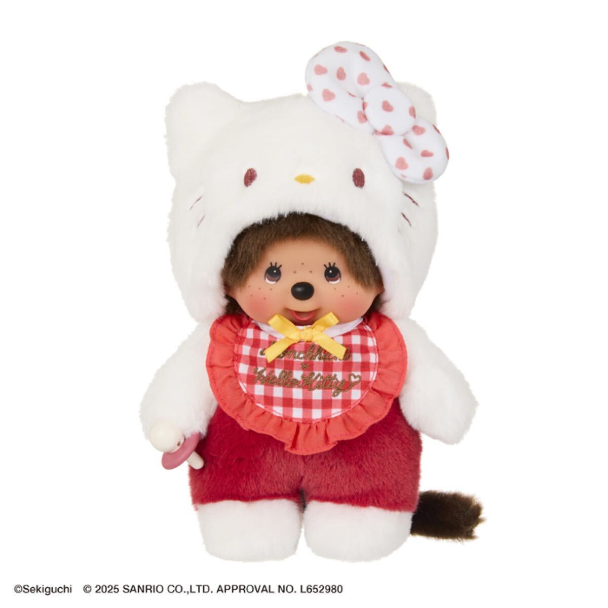 新品 ハローキティ×モンチッチ コラボアイテム第二弾 モンチッチSサイズ キティちゃん拍卖