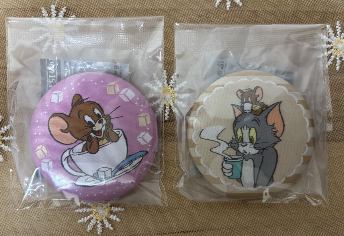トムとジェリー TOM and JERRY ふぁぶりっく缶チャーム ガチャガチャ キーホルダー 2点セット拍卖