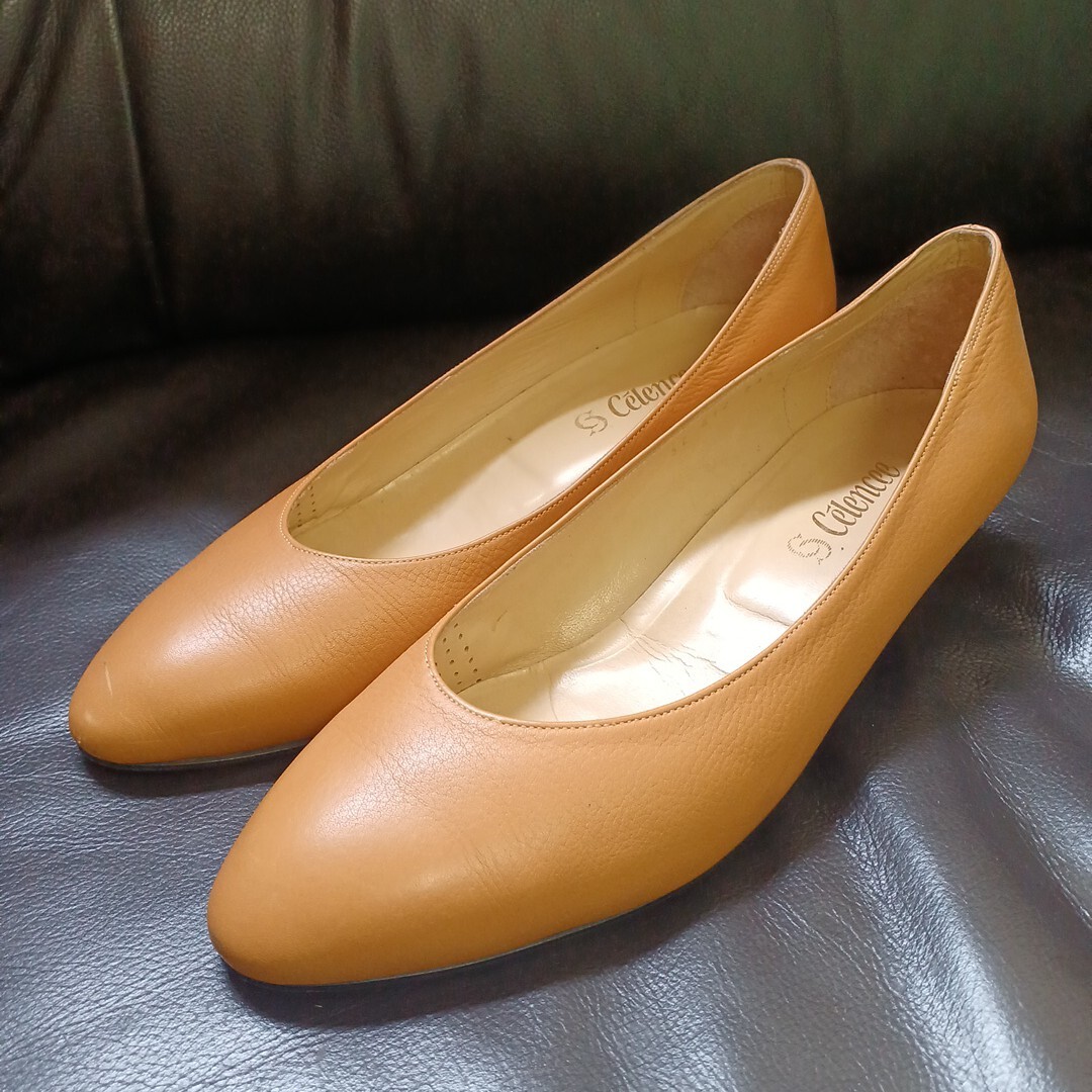 ★【中古品】celencee(セレンシー) 靴(パンプス) ベージュ系 24.5拍卖