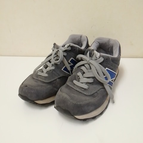 ★【中古品】new balance(ニューバランス) スニーカー(靴) グレー系 24.5拍卖
