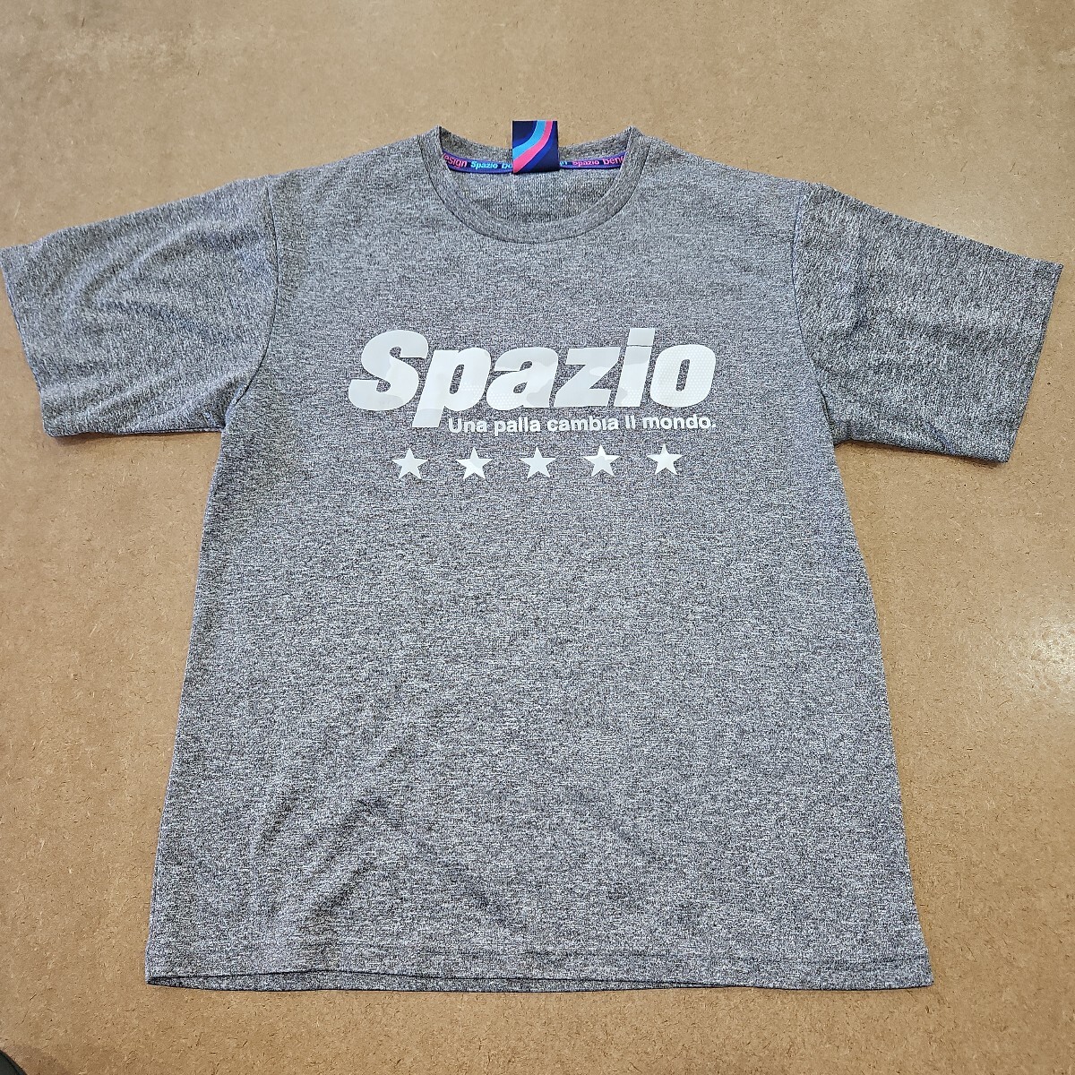 スパツィオ 速乾Tシャツ(灰)Mサイズ拍卖