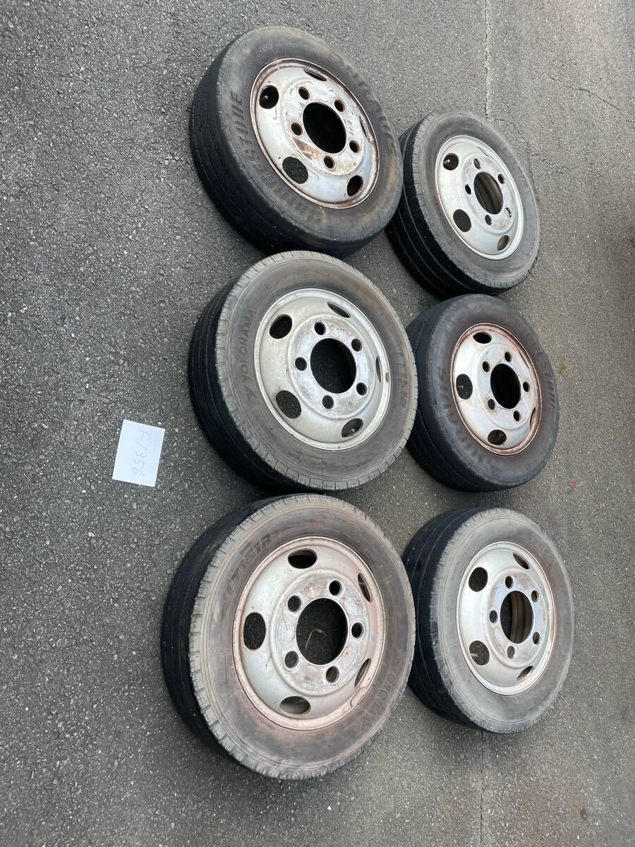 キャンター 16インチ 6本 タイヤ ホイール 2トン トラック ジャンク スチールホイール ホイール 拍卖