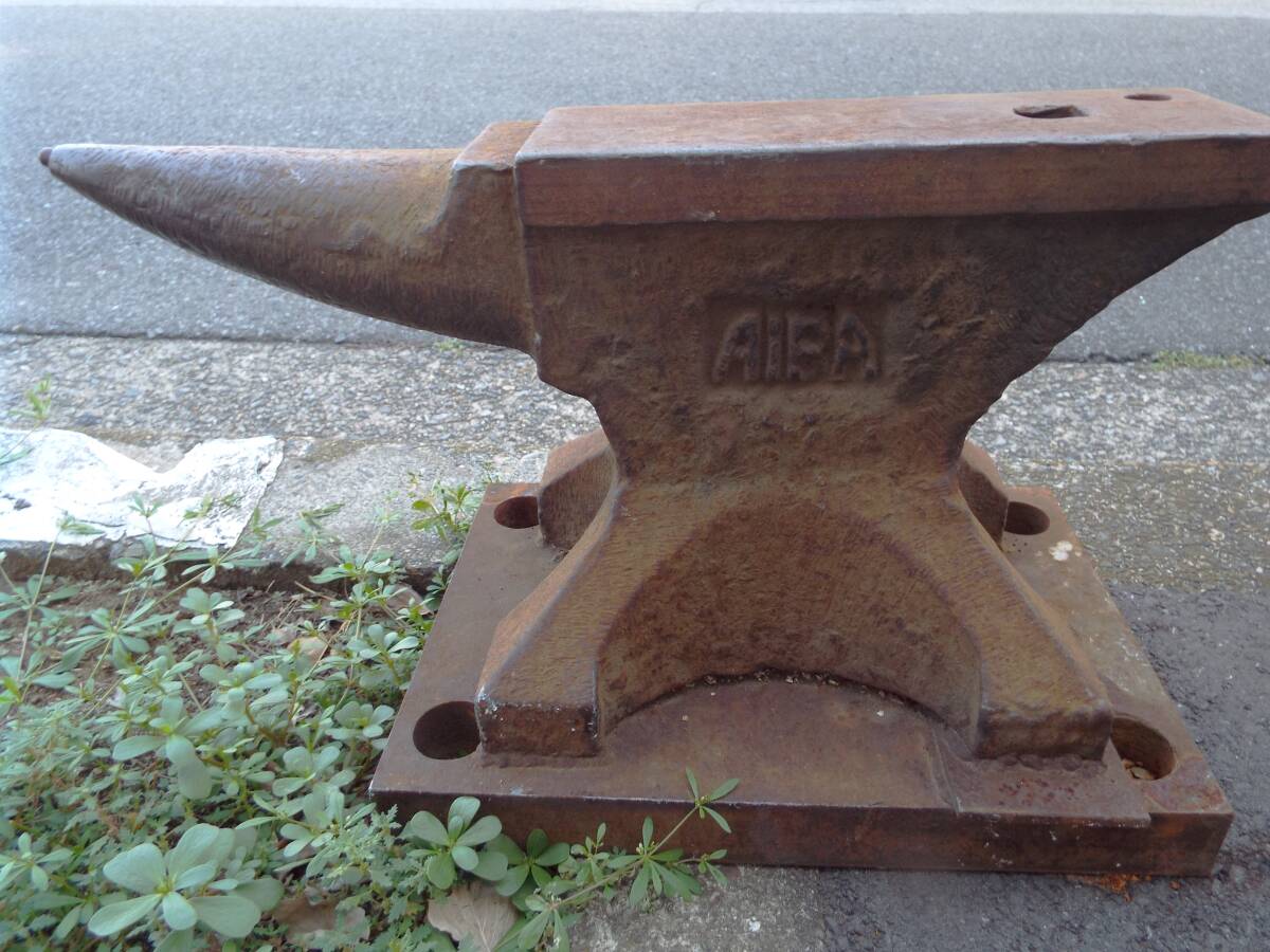 中古 ★ AIBA 100 アンビル つの付き  つの型たたき台  金床 板金 作業台拍卖