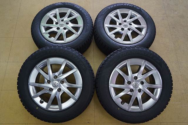 【24年 新品タイヤ 中古ホイールSET】205/60R16 TOYO スタッドレス TX プリウスα 純正 プリウスα チューンブラック2 ハイグロス拍卖