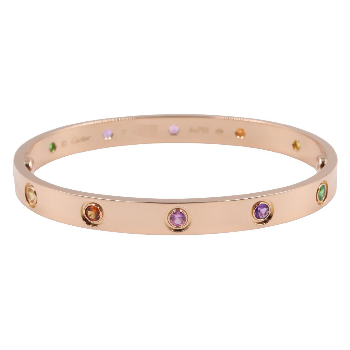 カルティエ ラブブレス マルチ ブランドオフ CARTIER K18PG(ピンクゴールド) ブレスレット 750PG 中古 レディース拍卖