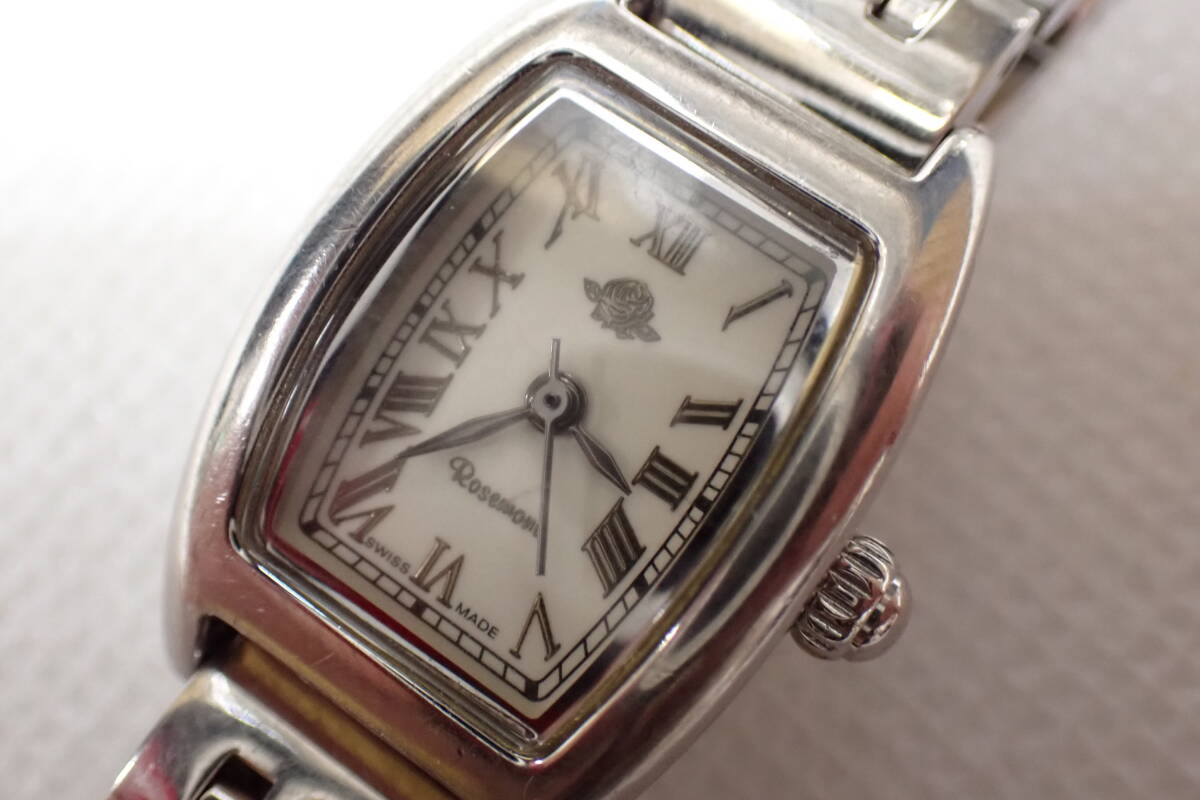 Rosemont ロゼモン RS-003 腕時計 クォーツ シルバー 稼働品 定形外郵便全国一律180円 D2-MA拍卖