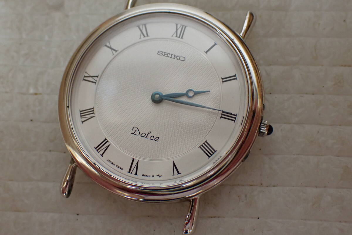 SEIKO セイコー ドルチェ 8N40-6000 クォーツ 本体のみ ジャンク品 不動品 定形外郵便全国一律180円 D2-MA拍卖