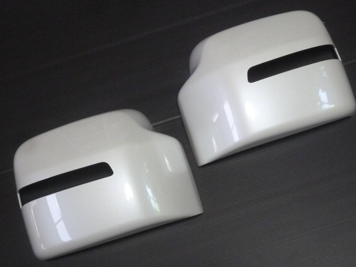 ジムニー JB64W シエラ JB74W スズキ純正 ドアミラーカバー ZVR ホワイトパール 新品 JB23W JB43W拍卖