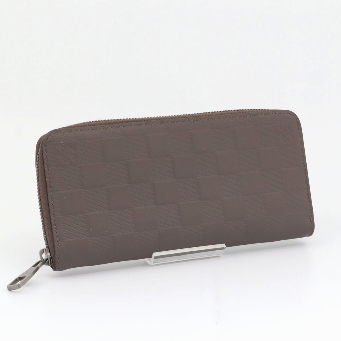 ルイヴィトン LOUIS VUITTON ダミエ アンフィニ ジッピーウォレット ヴェルティカル 長財布 ロングウォレット グラニ メンズ N62247拍卖