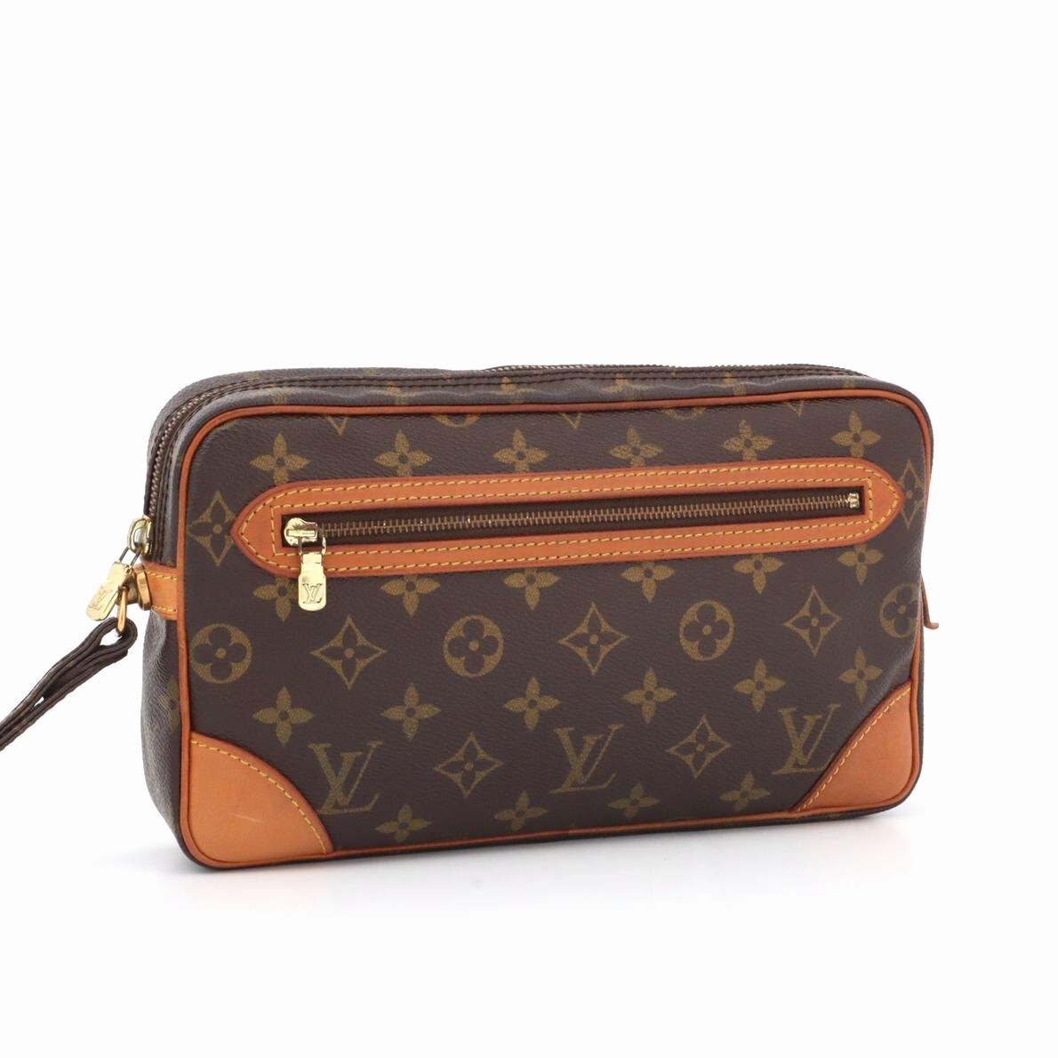 ルイヴィトン LOUIS VUITTON モノグラム マルリー ドラゴンヌGM セカンドバッグ クラッチバッグ ブラウン メンズ レザー M51825 SL0995拍卖