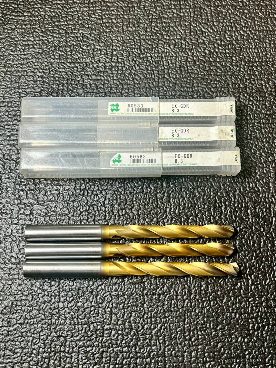 OSG オーエスジー EX-GDR-8.3 ゴールドドリル 8.3Φ 一般加工用 TiNコート ボール盤 穴あけ Drill フライス 旋盤(む124)拍卖