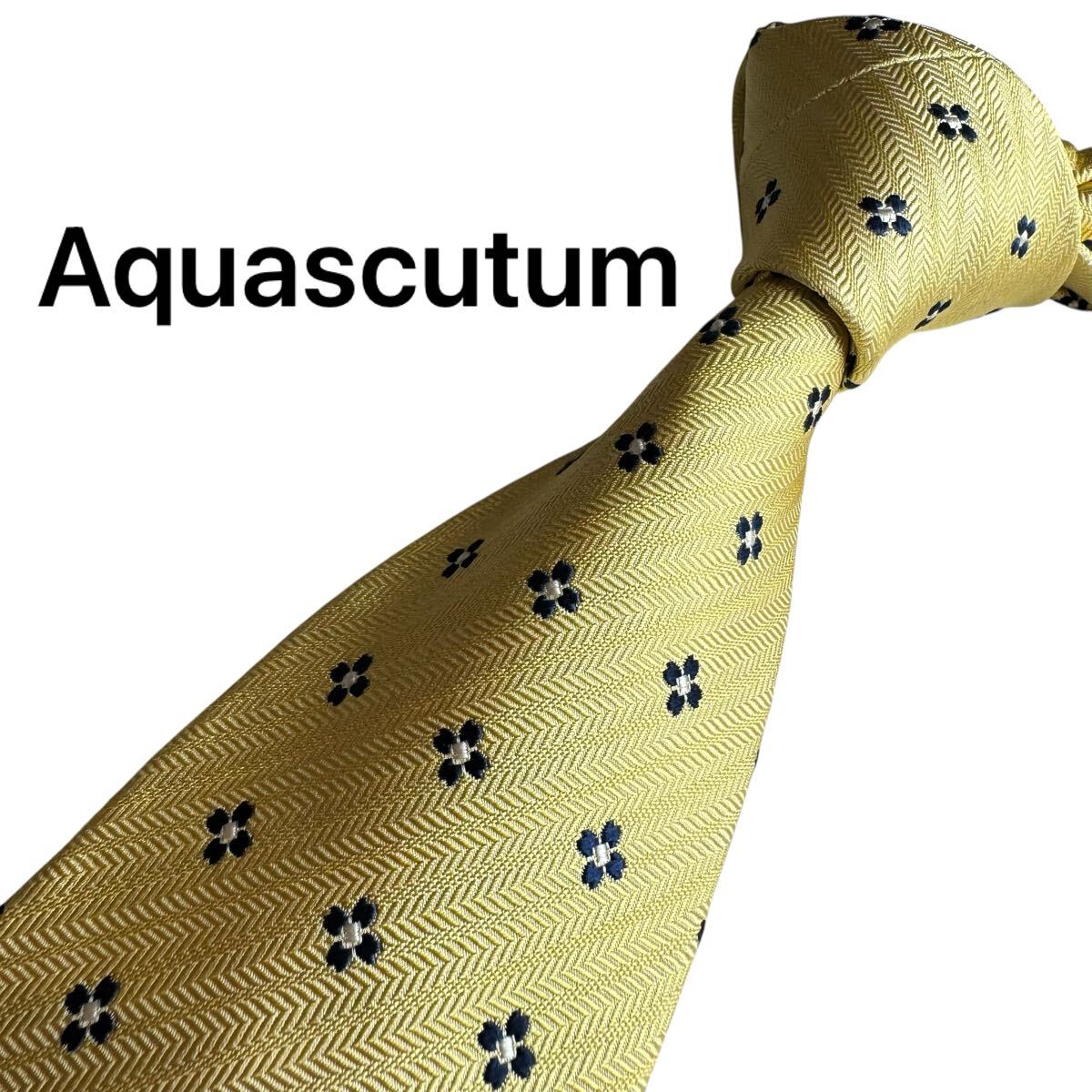 極美品★ Aquascutum アクアスキュータム ネクタイ スーツ ビジネス 成人式 2028拍卖
