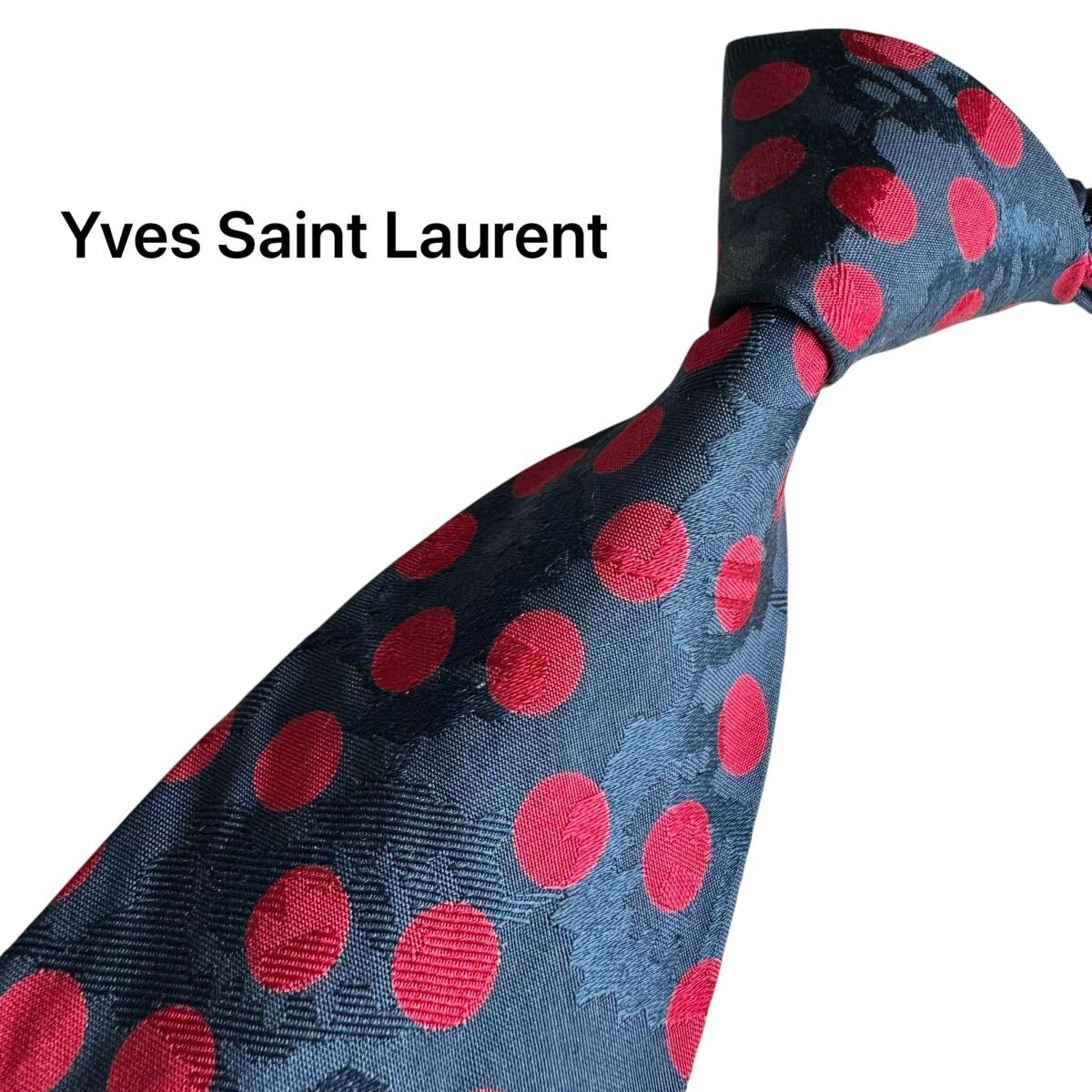 極美品★ Yves Saint Laurent イヴサンローラン ネクタイ スーツ ビジネス 成人式 2051拍卖