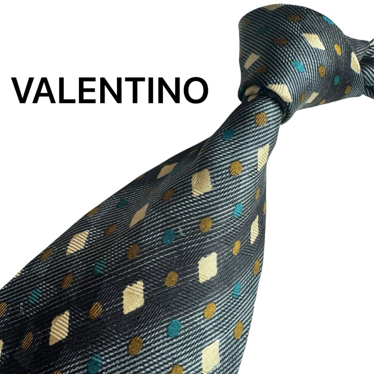 極美品★ VALENTINO ヴァレンティノ ネクタイ スーツ ビジネス 成人式 2148拍卖