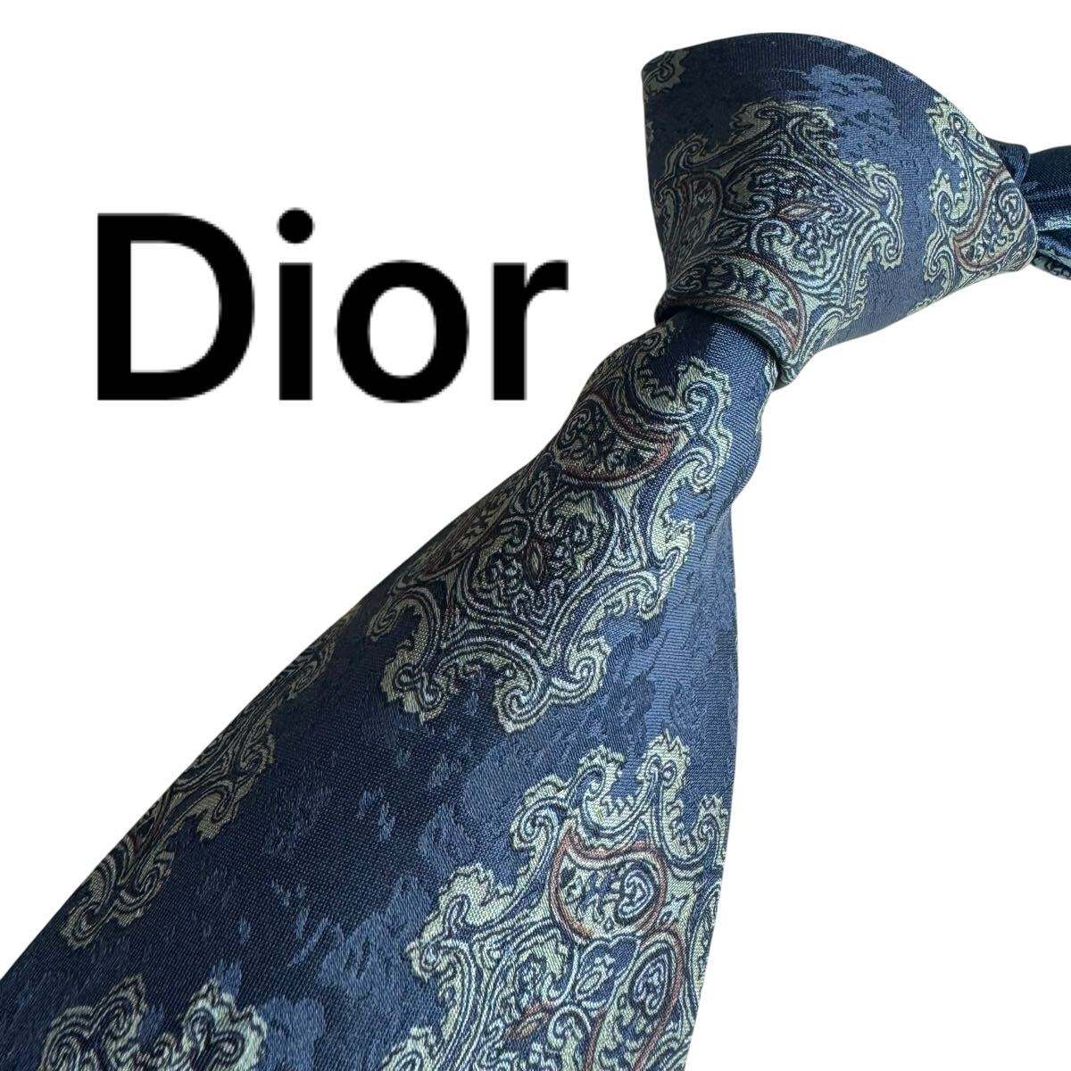 極美品★ Dior ディオール ネクタイ スーツ ビジネス 成人式 2262拍卖