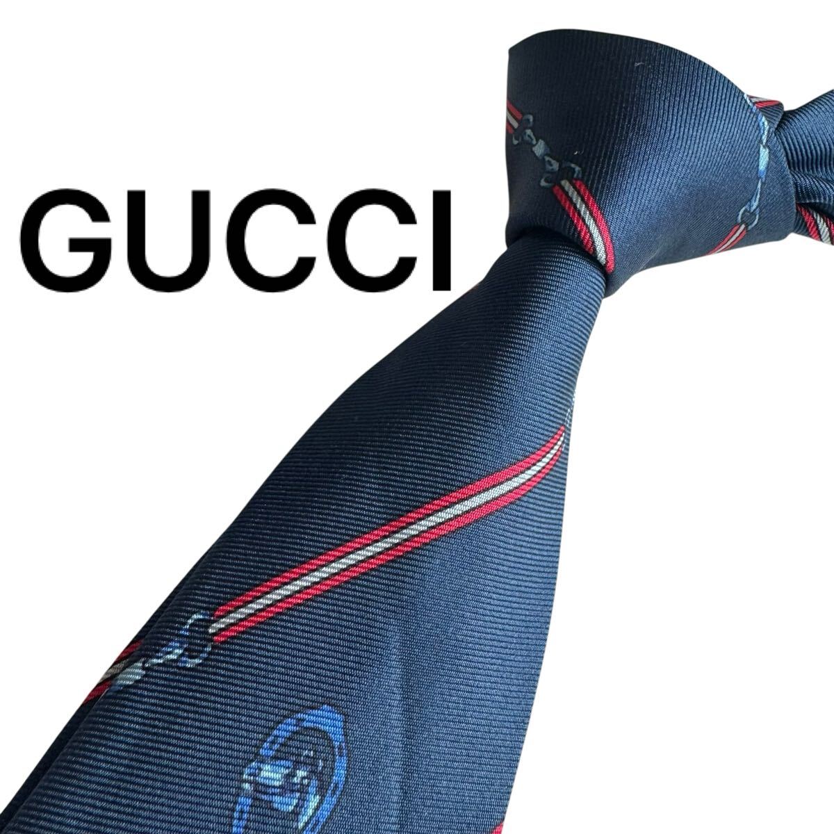 極美品★ GUCCI グッチ ネクタイ スーツ ビジネス 成人式 2282拍卖