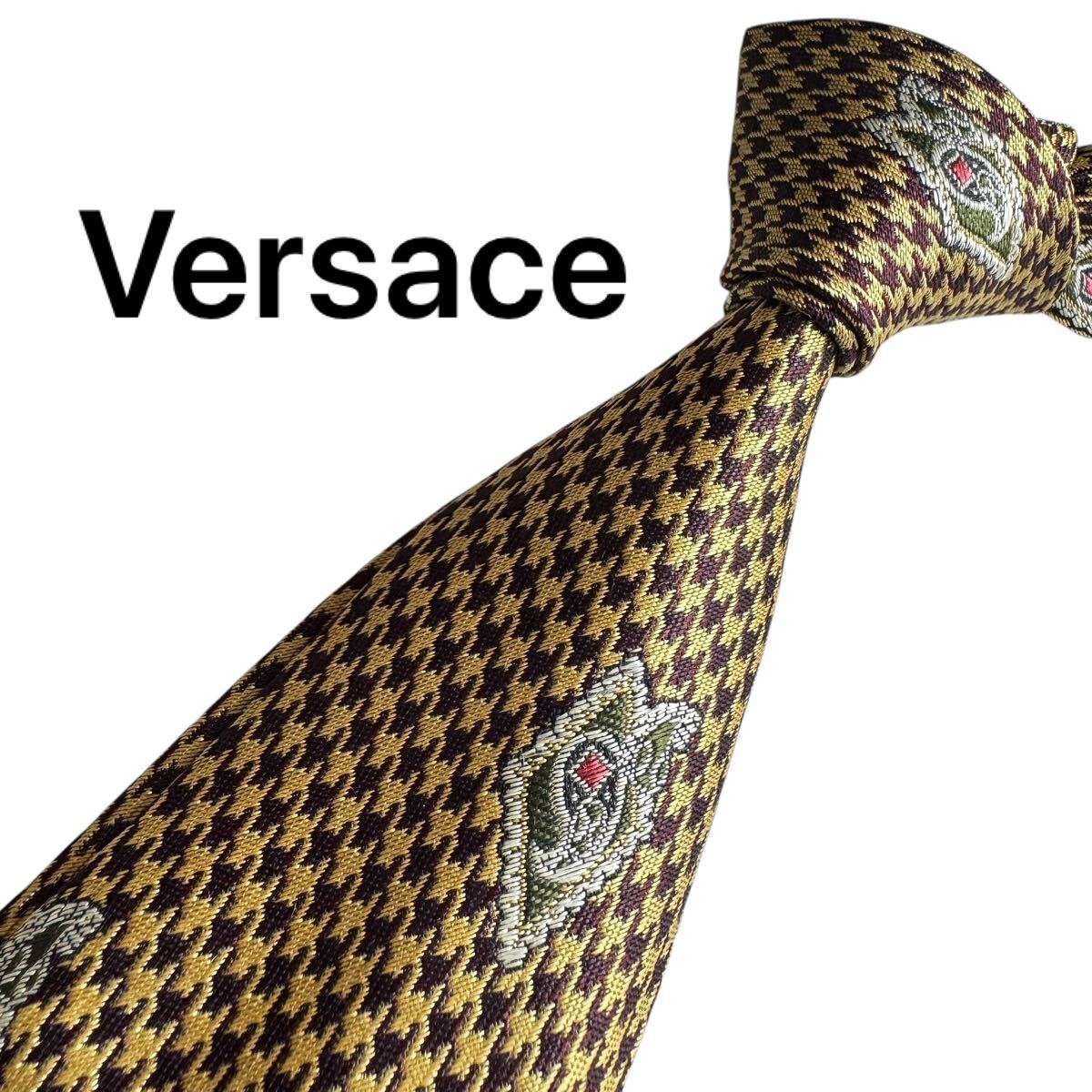 極美品★ Versace ヴェルサーチ ネクタイ スーツ ビジネス 成人式 2287拍卖