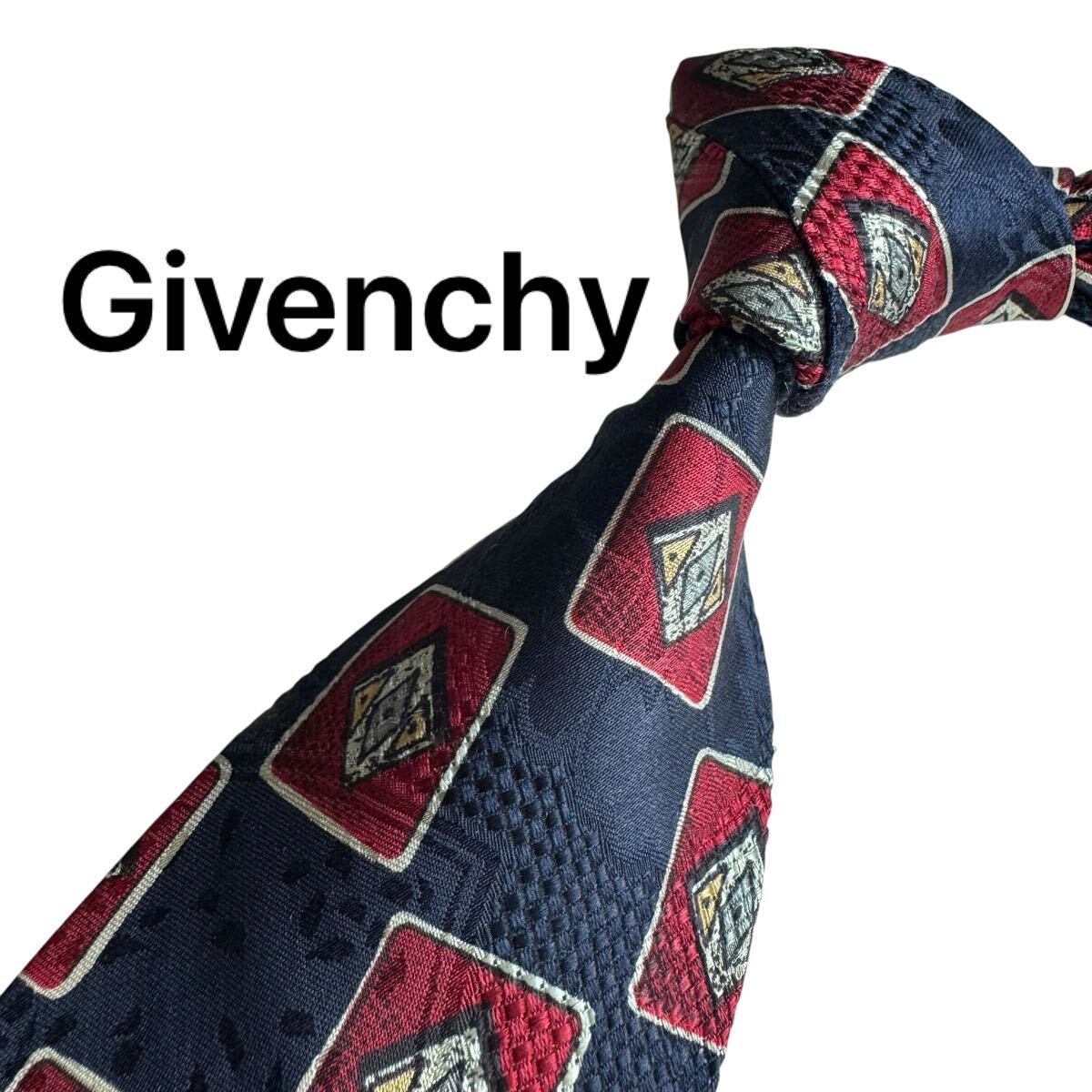 極美品★ Givenchy ジバンシー ネクタイ スーツ ビジネス 成人式 2359拍卖