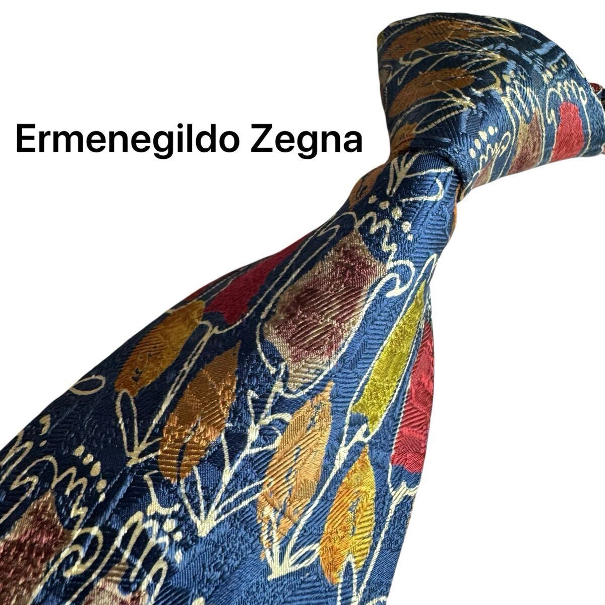 極美品★ Ermenegildo Zegna エルメネジルドゼニア ネクタイ スーツ ビジネス 成人式 2372拍卖
