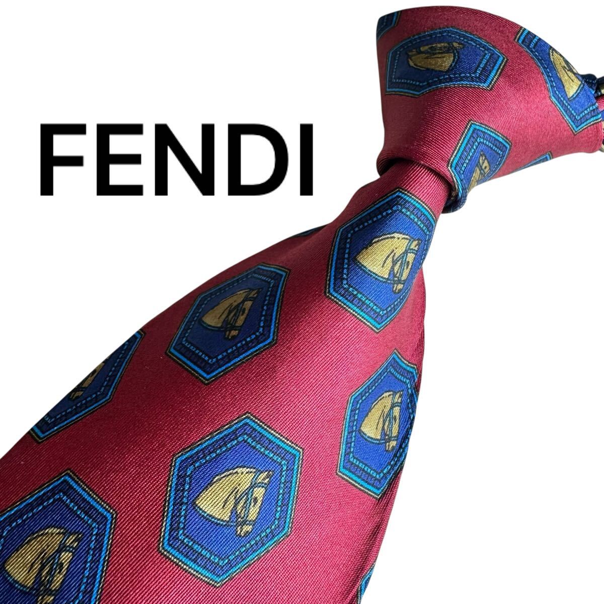 極美品★ FENDI フェンディ ネクタイ スーツ ビジネス 成人式 2381拍卖