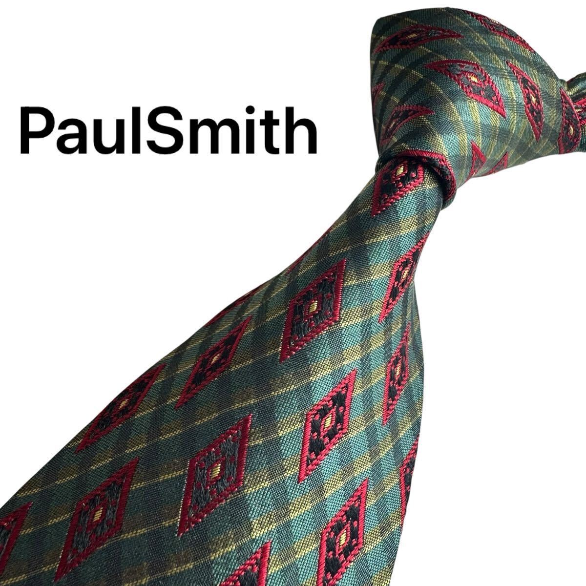 極美品★ PaulSmith ポールスミス ネクタイ スーツ ビジネス 成人式 2401拍卖