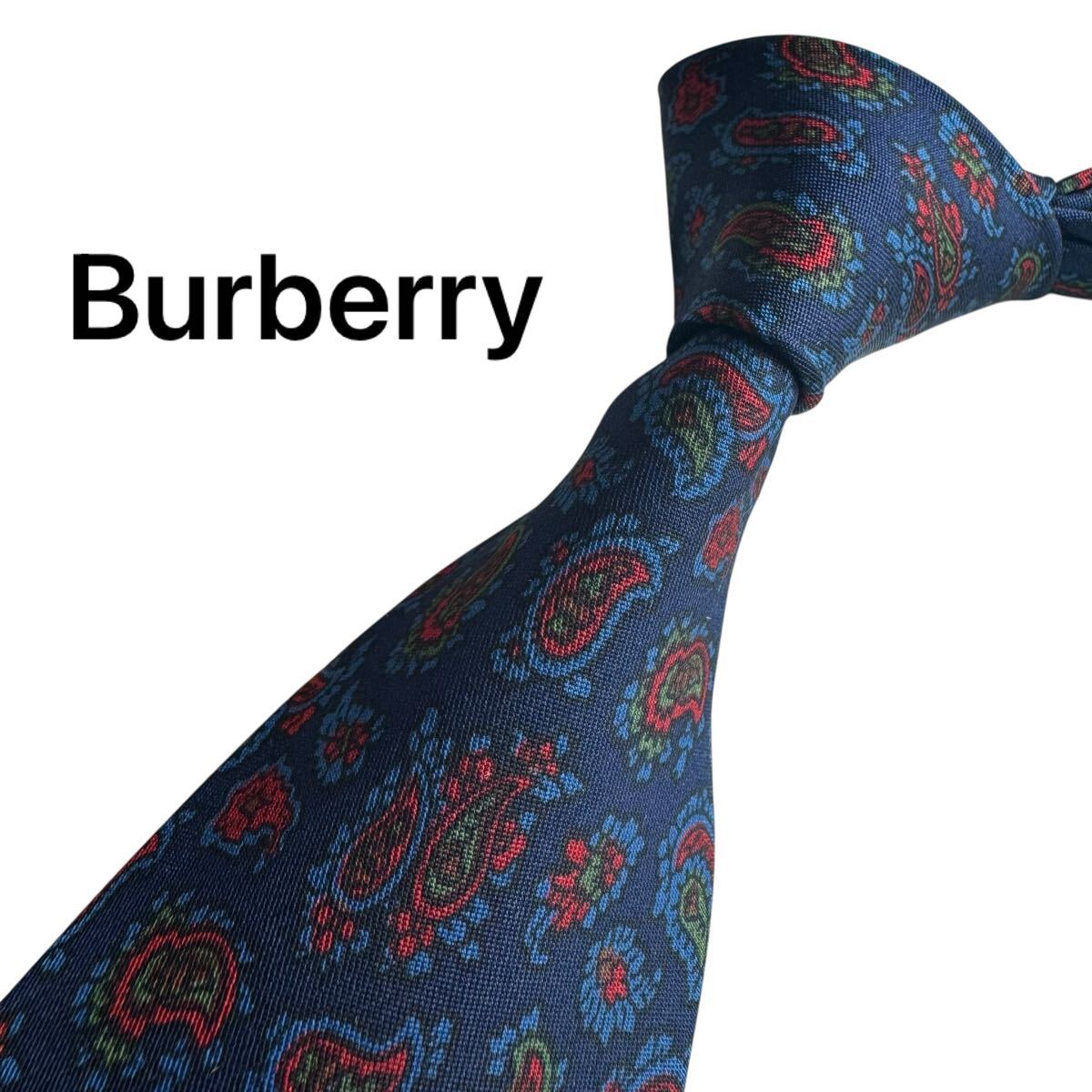 極美品★ Burberry バーバリー ネクタイ スーツ ビジネス 成人式 2419拍卖