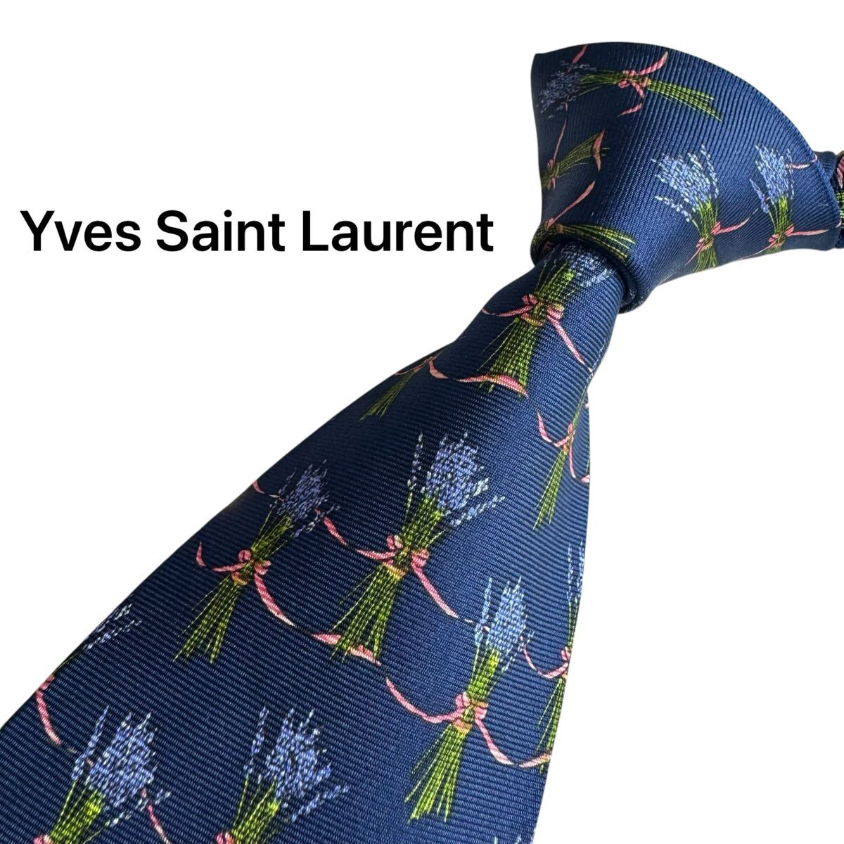 極美品★ Yves Saint Laurent イヴサンローラン ネクタイ スーツ ビジネス 成人式 2481拍卖