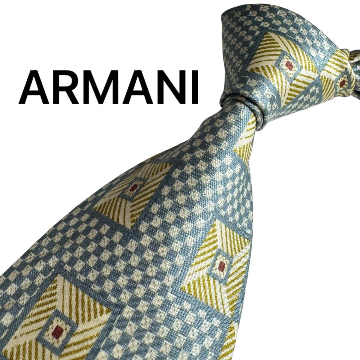 極美品★ ARMANI アルマーニ ネクタイ スーツ ビジネス 成人式 2488拍卖