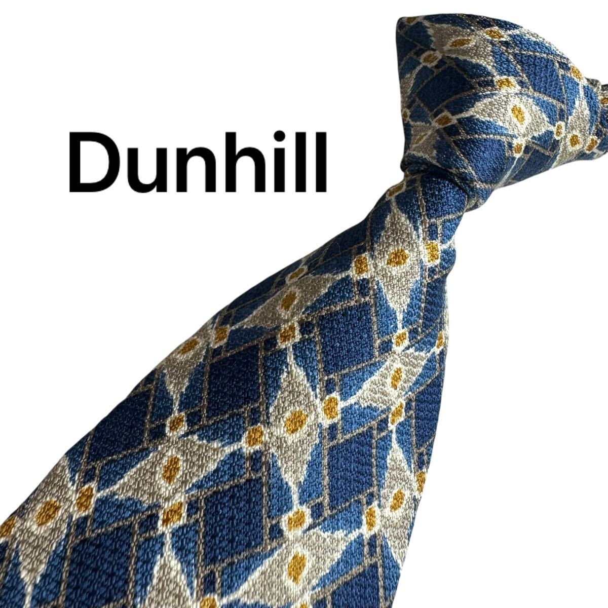 極美品★ Dunhill ダンヒル ネクタイ スーツ ビジネス 成人式 2489拍卖